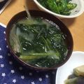 ともぱんたから's cooksnap of when they made ほうれん草と新玉ねぎとベーコンの味噌汁☆.