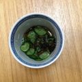 YOUKAYOUKO's cooksnap of when they made パパッと簡単 じゃこともずくの酢の物.