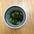 YOUKAYOUKO's cooksnap of when they made パパッと簡単 じゃこともずくの酢の物.