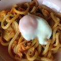 いつも食べてたい's cooksnap of when they made 豚キムチ焼きうどん.