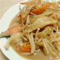 Pongta's cooksnap of when they made 鮭のちゃんちゃん焼き風.