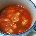 0saku0saki's cooksnap of when they made 食べるスープ♪簡単ミネストローネ♪.