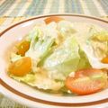 イベ長's cooksnap of when they made 梅マヨわさびのタルタルソースde生野菜.
