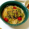 yuzusayaka's cooksnap of when they made そうめんはこれ☆茄子と胡瓜のゴマ味噌だれ.