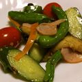 ☆とんかち☆'s cooksnap of when they made 夏野菜のペペロンチーノ.