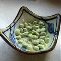 亜久里's cooksnap of when they made えだまめのわさびマヨあえ.