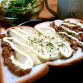 吉田かおり's cooksnap of when they made ＊納豆トースト＊.