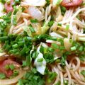あやこっぴー's cooksnap of when they made めんつゆで！簡単冷麦チャンプルー♪.