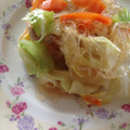 はぁ♡'s cooksnap of when they made 炒めながらもどす【はるさめの野菜炒め】.