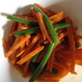 しがこ's cooksnap of when they made インゲン にんじんの白だしきんぴら.