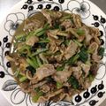 mihobambi's cooksnap of when they made 小松菜と豚バラ肉のゴマ味噌マヨ炒め.