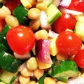 まあこニャン's cooksnap of when they made きゅうりと紫たまねぎと豆のサラダ.