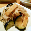 kazu3838's cooksnap of when they made 茄子と炙りうす揚げ・えのきのおろしあえ♪.