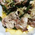 アヤ37's cooksnap of when they made 絶品＊豚にらもやしのシンプル＊焼きしゃぶ.