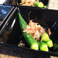 ぶ〜こ♡'s cooksnap of when they made オクラのわさび醤油和え.