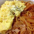 chiemy's cooksnap of when they made ふわふわ卵のナポリタン.