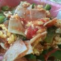 hadukisann's cooksnap of when they made 夏だ！！ゴーヤ☆トマト☆卵の炒めもの.