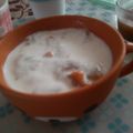 sunnylotus's cooksnap of when they made 捨てないで！梅ジャムの種deヨーグルト.
