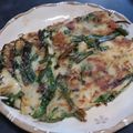碧きりん's cooksnap of when they made もっちり☆ニラと玉ねぎのチヂミ.