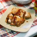 旅するキッチン's cooksnap of when they made レンジ　照り焼きチキン.
