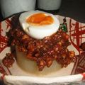 えれふぁん's cooksnap of when they made はなびし草の大根の肉味噌かけ～半熟卵つき～.