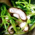 shimi49's cooksnap of when they made 三つ葉と椎茸で大人のおひたし♪.