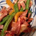 あき0304's cooksnap of when they made お弁当に☆いんげんとベーコンの炒め物.