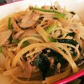 のんちゃんy's cooksnap of when they made ツナと玉ねぎほうれん草のパスタ.