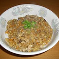 yokos87's cooksnap of when they made 野菜たっぷり♪豚ひき肉の中華風とろみ丼.
