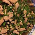 トロトトロ's cooksnap of when they made 生姜たっぷり味付け簡単青椒肉絲.