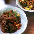 もりちゃー's cooksnap of when they made 野菜たっぷり！豚肉と小松菜の炒めもの☆.