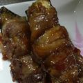 つむりつママ's cooksnap of when they made なすびの豚ばら肉巻き.