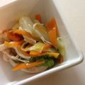 u_rara's cooksnap of when they made 鶏胸とキャベツの胡麻ダレ棒々鶏風.