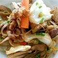 705peanuts's cooksnap of when they made 豚肉とキャベツのポン酢炒め.