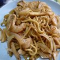 ayaka123's cooksnap of when they made ピリ辛♪海老モヤシ焼きそば.