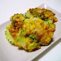 wave0073's cooksnap of when they made ゴーヤーとコーンと豚ばらで夏のかき揚げ.