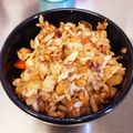たい焼きは尻尾から's cooksnap of when they made チョー手抜き！納豆チャーハン.