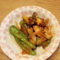 ありす１＿２'s cooksnap of when they made ■簡単夏野菜■ピーマンししとう豚キムチ昼.