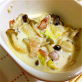 ！くま！'s cooksnap of when they made ♪やさしい味♪簡単白菜のミルク煮♪.