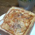 レト356's cooksnap of when they made 朝食に簡単*キッシュ風トースト*.