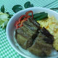 キョク's cooksnap of when they made お母さんの角煮.