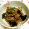 はみぽ's cooksnap of when they made 簡単☆茄子のピリ辛胡麻和え.