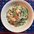 Oramura's cooksnap of when they made カニカマゴーヤ.
