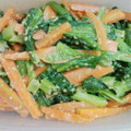 こうえ's cooksnap of when they made 小松菜とにんじんのごまマヨ和え.