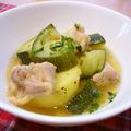 runa10's cooksnap of when they made とろ～りズッキーニと鶏肉のコンソメ煮♬.