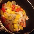 ぷぅしゅけ's cooksnap of when they made イカ、2色パプリカ、セロリの白ワイン煮.