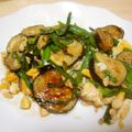 ttt1974's cooksnap of when they made 茄子とニラの炒めもの.