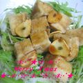 春小町's cooksnap of when they made 揚げ高野豆腐のにんにく醤油ソース♪.