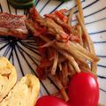 シングルアイシャドウ's cooksnap of when they made きんぴらごぼう.
