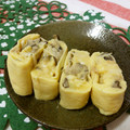 赤い電話's cooksnap of when they made シイタケとネギの卵焼き.